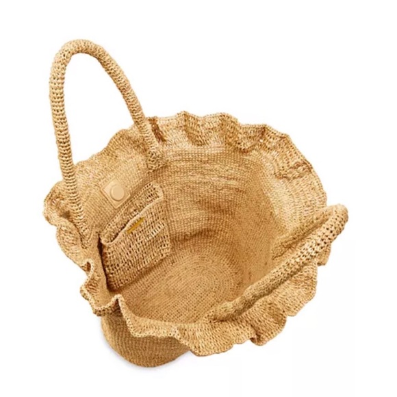 Loeffler Randall Cyrus Raffia Ruffle Tote - Picture 10 of 10